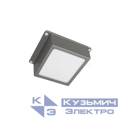Светильник светодиодный PPL 089/G OPAL 9Вт 6500К IP40 89х89х40мм GREY ДВО/ДПО домино в потолок Грильято Pro JazzWay 5060210