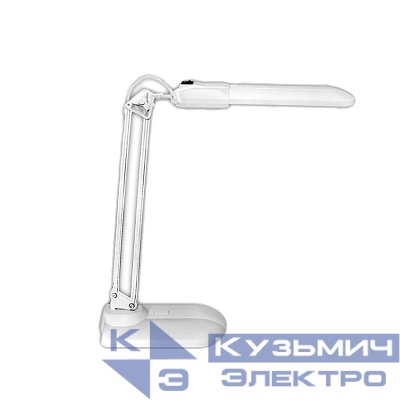 Светильник настольный "Дельта У" 11Вт на подставке с ЭПРА с лампой КЛЛ 2G7 бел. Трансвит 139