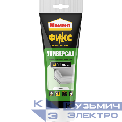 Клей монтажный "Момент FIX" универс. 250г Момент Б0034943