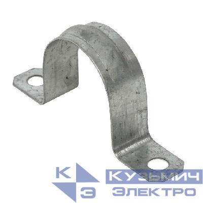 Скоба крепежная двухлапковая d31-32мм метал. (уп.10шт) PROxima EKF sm-2-31-32-r