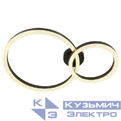 Светильник светодиодный Модерн Bloom CLL-1-78W 3K-6K RC BK 78Вт 3000-6000К с ДУ черн. Эра Б0069753