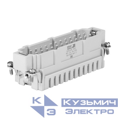Вилка OptiLink HDC-HE-24-16-MS-(0.14-2.5) 500В КЭАЗ 352266