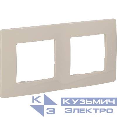 Рамка 2-м СП Etika IP20 сл. кость IEK 672512