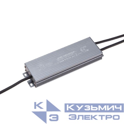 Источник питания (драйвер) 12В 200Вт IP67 с проводами влагозащ. Rexant 200-1002