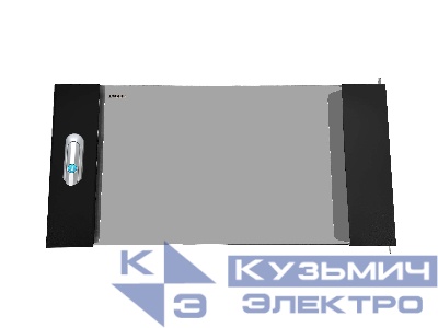 Дверь стеклянная для шкафа WMA, DUO 6*12 Netko, черная