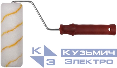 Валик 180мм d40/62мм ворс 11мм бюгель 6мм стержневая система полиакрил. КУРС 02523