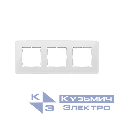 Рамка 3-м Simon82 Detail теплый бел. Simon 8200630-029