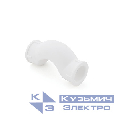 Колено обводное с муфтой короткое PPR 25 бел. RTP 10715