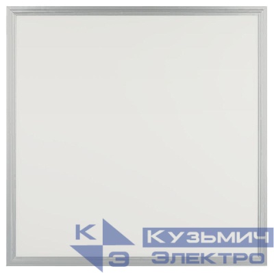 Светильник SPL-510-S-65K-040 IP40 595х595х8 40Вт 3420лм 6500К без драйвера панель сер. Эра Б0048924