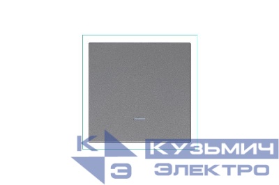 Выключатель 1-кл. СП FD 10А IP20 с подсветкой с накладкой механизм никель Jasmart FD3011NNI