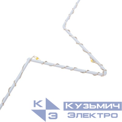 Гирлянда светодиодный занавес из росы с фигурами звезд IP20 USB + пульт управления тепл. бел. Neon-Night 315-846