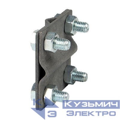 Зажим крестовидный прут-прут  (пластина 57х57мм) HZ PROxima EKF lp-g3109