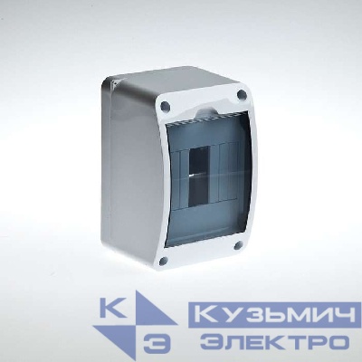 Бокс ОП Тусо 4мод. IP40 бел./прозр. двер. Ruvinil 68304