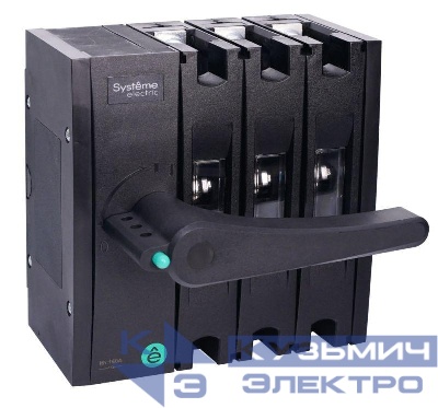 Выключатель-разъединитель SYSTEMEPACT SD160 3п 63А рукоятка фронт. слева (зак. отдельно) SE SSD01603LF0063