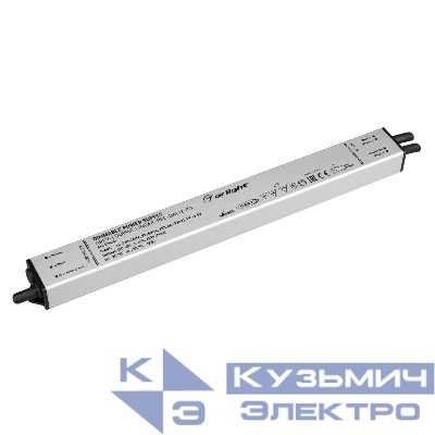 Блок питания ARPV-LG48060-LINEAR-PFC-DALI2-PD 48В 1.25А 60Вт IP67 металл Arlight 034881
