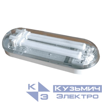 Светильник ЛБО 02-2х11-001 2х11Вт G23 IP40 ЖКХ накладной Владасвет СТЗ 10285