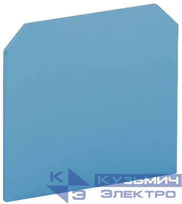 Заглушка для КВИ-4/10кв.мм синяя IEK YZN30D-ZGL-004-K07