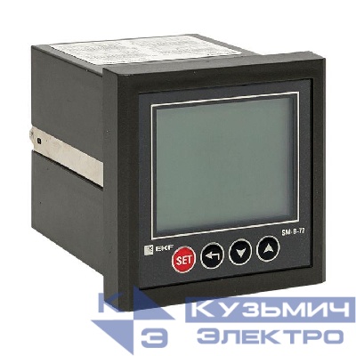 Прибор измерительный многофункциональный SMB-72 на панель 72х72 квадрат. вырез Basic EKF sm-723b