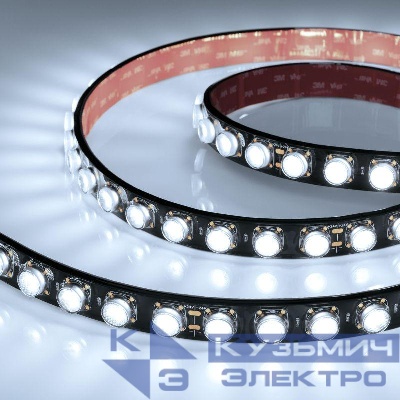 Лента светодиодная FLT-PS-A42-BLACK-23mm 24V White 6000К 21Вт/м IP67 30deg герметичная (уп.5м) Arlight 040919