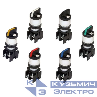 Переключатель кнопочный ВК 44-21-11161-54 УХЛ2 2 положения черн. Кашин 190111610ВЧ200000000