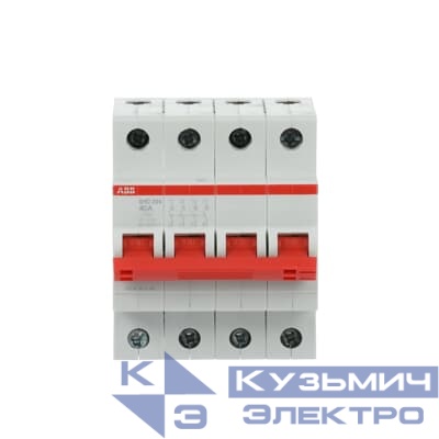 Рубильник 4п SHD204/40 ABB 2CDD274111R0040