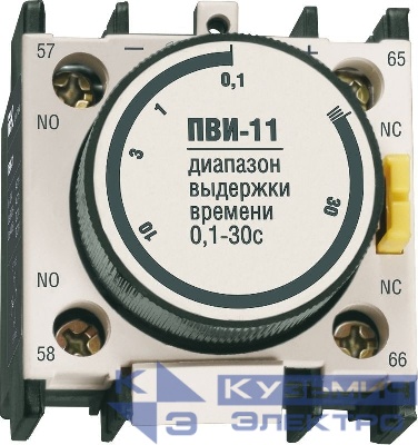 Приставка ПВИ 11 0.1-30сек 1НО+1НЗ KARAT IEK KPV10-11-1