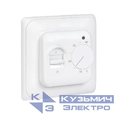 Термостат механический MTT-2 (OTN-1991; RTC 70.26; MST-1; R70XT; MT-26; M5.713) 16А 3.6кВт для теплых полов датчик пола бел. Basic EKF mtt-2
