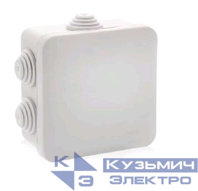 Коробка распределительная ОП 70х70х40мм 7 вводов IP55 бел. Ruvinil 67030Б