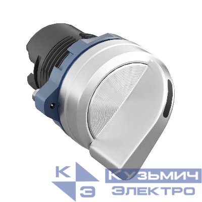 Головка переключателя на 2 положения с фиксацией стандартная ручка алюм. черн. DKC M22S-L2A