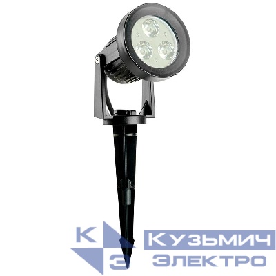 Светильник SP2711 5Вт 3000К IP65 195-245В грунтовой на колышке пластик FERON 51744