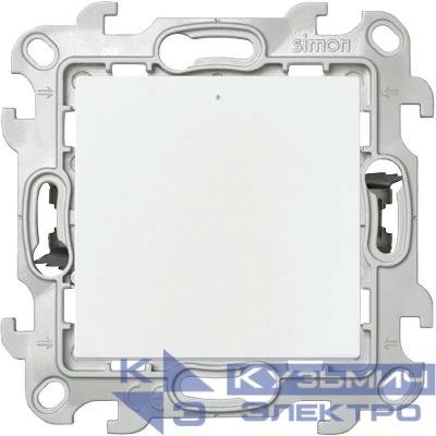 Переключатель 1-кл. 1п 2мод. СП Simon 24 10А IP20 Push&Go с подсветкой механизм бел. Simon 2420204-030