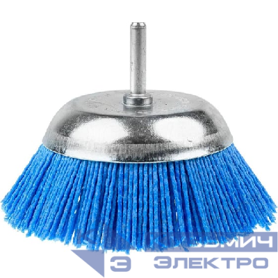 Diamond Industrial Корщетка чашка 100 мм хвостовик 6 мм нейлон абразивный 1,4 мм Diamond Industrial