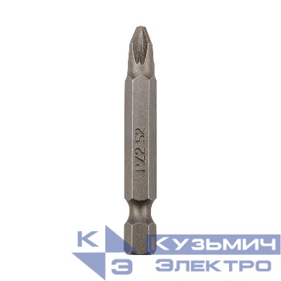 Бита PZ2x50мм для шуруповерта сталь S2 (уп.5шт) (лента) Kranz KR-12-6322