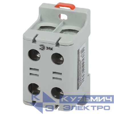 Клемма силовая вводная двойн. КСВ NO-224-140 (KE67) 16-95кв.мм L сер. Эра Б0065605