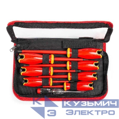 Набор диэлектрических отверток НИО-2208-S ПРОФИ КВТ 88926