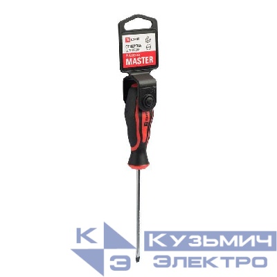Отвертка SL4х100мм Master Basic EKF sl-4-100-mas