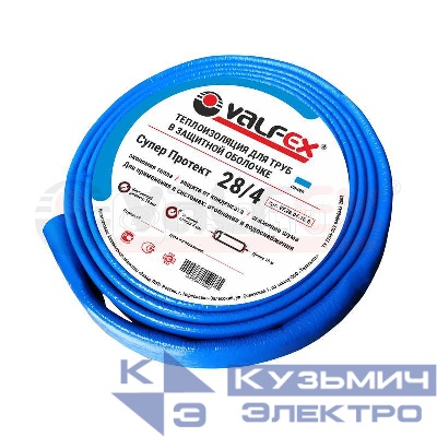 Теплоизоляция 18х4мм 10м С (уп.170м) VALFEX VF.18.04.10.B