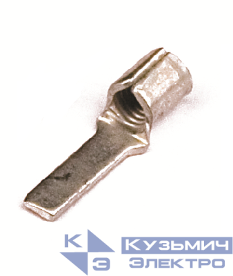 Наконечник штыревой плоский 1.5-2.5кв.мм А=3мм В=13мм (уп.100шт) DKC 2B11