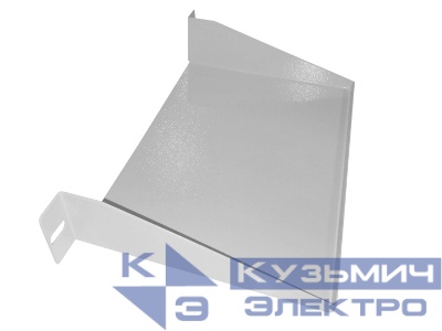 Полка консольная 10", 1U, глубина 152, без крепежа, серая