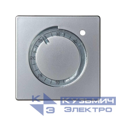 Накладка Simon82 для термостата матов. алюм. Simon 82505-33