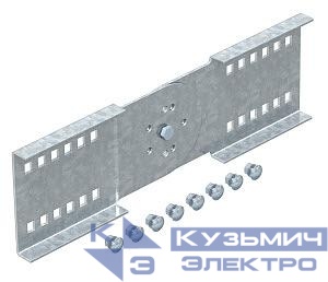 Комплект для лотка соединительный шарнирный H=110мм WRGV 110 FT (болт + шайба + гайка) гор. оцинк. OBO 6091334