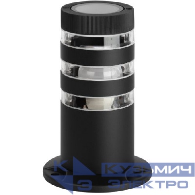Светильник "Адрия" GBF-102-BL-0200 max 30Вт E27 IP54 230В 210х132х90мм уличный напольн. черн. Эра Б0069597