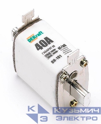 Предохранитель ножевой тип 33 габарит 00 2А DEKraft 21327DEK