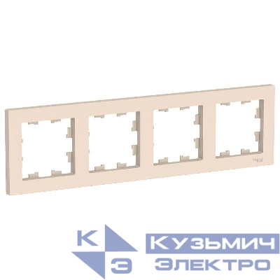 Рамка 4-м AtlasDesign универс. беж. SE ATN000204
