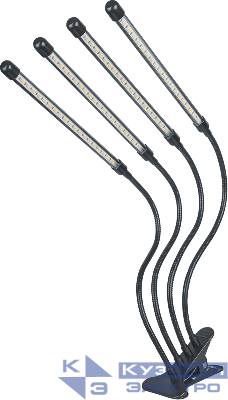 Светильник светодиодный 95 584 NDF-FITO-C01-01-40W-BL 40Вт IP40 на прищепке с таймером для растений полного спектра Navigator 95584