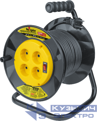 Удлинитель на катушке 4х20м без заземл. 93 902 NPE-R-04-20-X-2х1 NAVIGATOR 93902