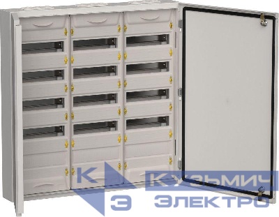 Корпус ЩРн-180 (3х60) TITAN 5 835х830х140 IP54 метал. сер. IEK TI5-50-N-3X060-54-7035