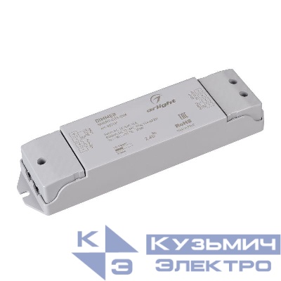 Диммер SMART-D32-DIM (12-36В 12А 0/1-10В) (IP20 пластик) Arlight 027137