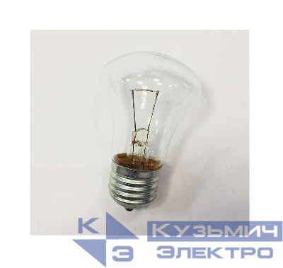 Лампа накаливания МО 40Вт E27 12В (100) КЭЛЗ 8106001