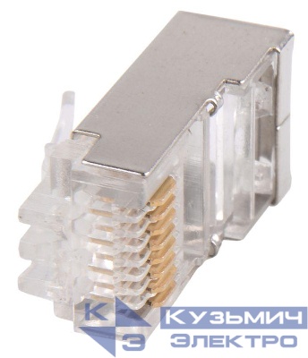 Разъем RJ45 (8P8C) кат.5E FTP GENERICA CS3-1C5EF-G